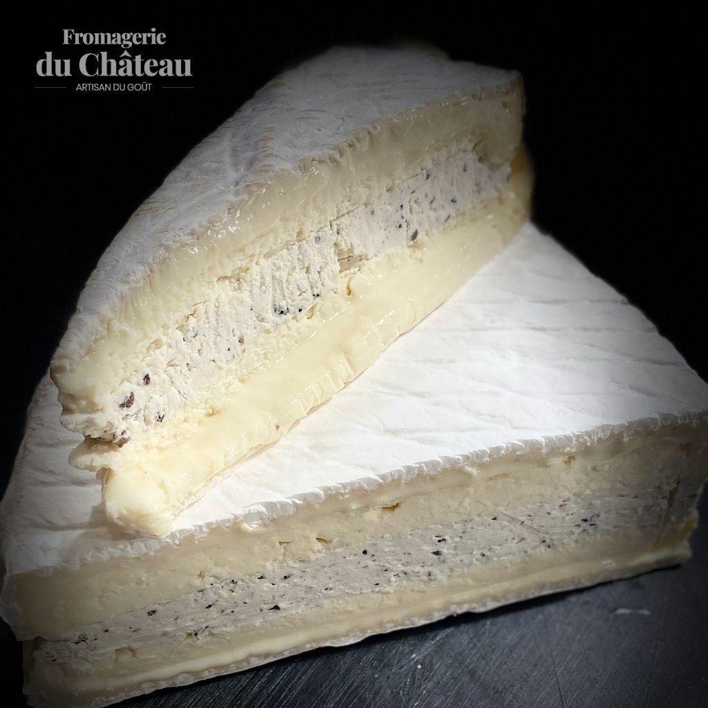 Brie à la truffe noire du Périgord (3%) - Fromagerie du Château